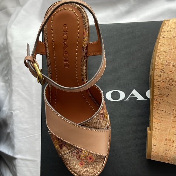 Coach Cross Wedge Sandal - Picture 5 of 7
